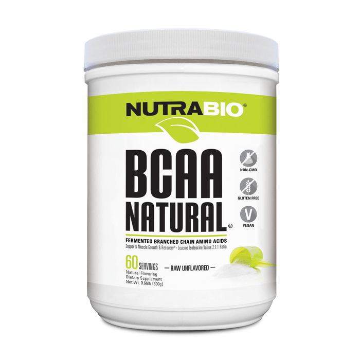 Nutrabio BCAA Natural Powder - FitOne Nutrition Center