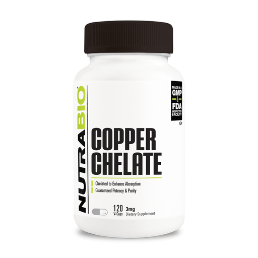 Nutrabio Copper Chelate (3mg) - FitOne Nutrition Center
