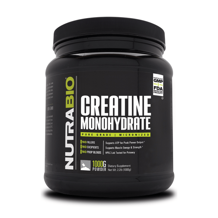 Nutrabio Creatine Monohydrate (200 Servings) - FitOne Nutrition Center