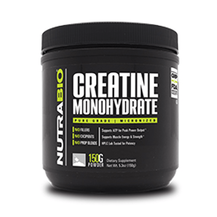 Nutrabio Creatine Monohydrate (30 Servings) - FitOne Nutrition Center