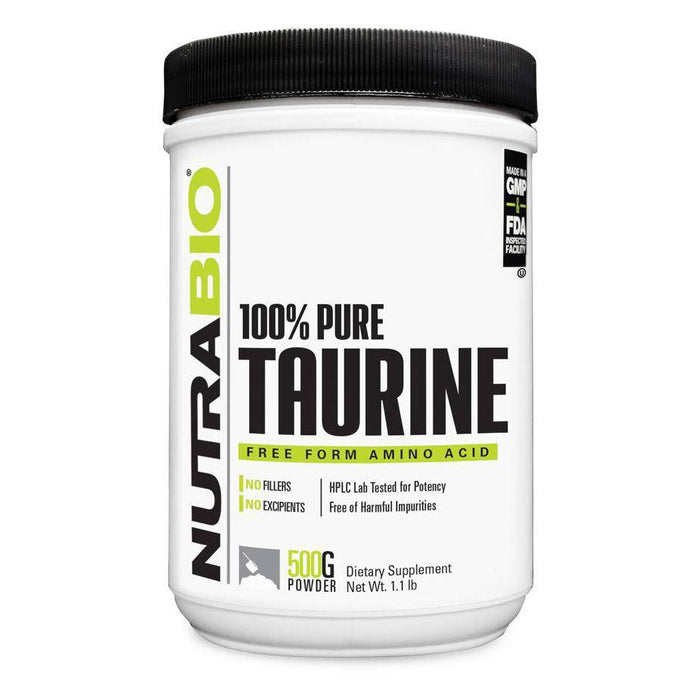 Nutrabio Taurine Powder (500G) - FitOne Nutrition Center