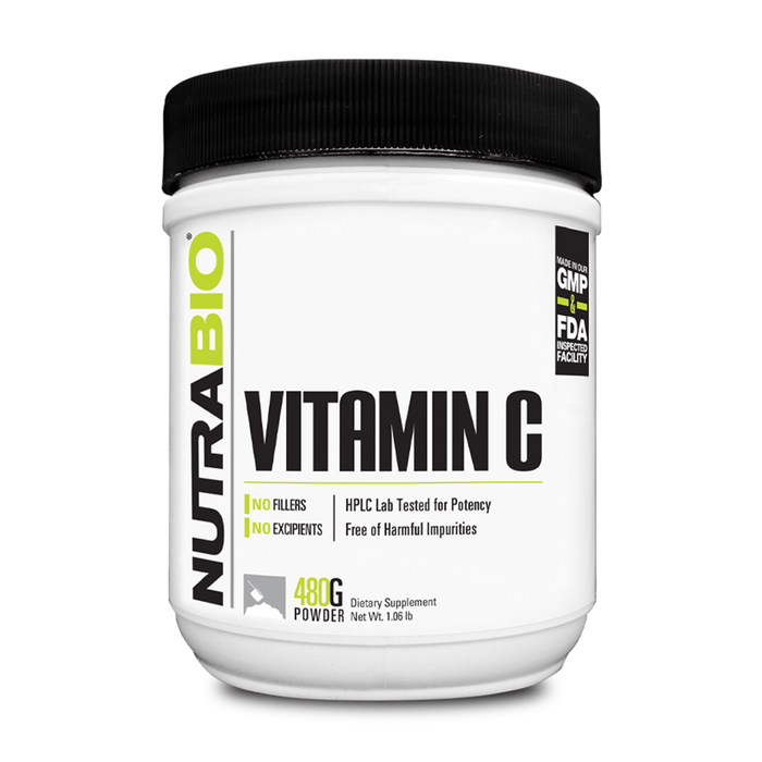 Nutrabio Vitamin C Powder (480g) - FitOne Nutrition Center